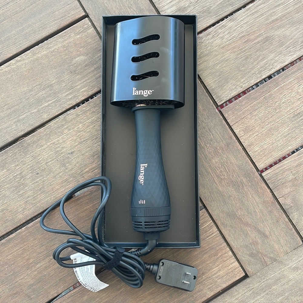 L'ANGE HAIR Le Volume 2-in-1 Titanium Blow Dryer Brush Dryer Black 60MM - no box